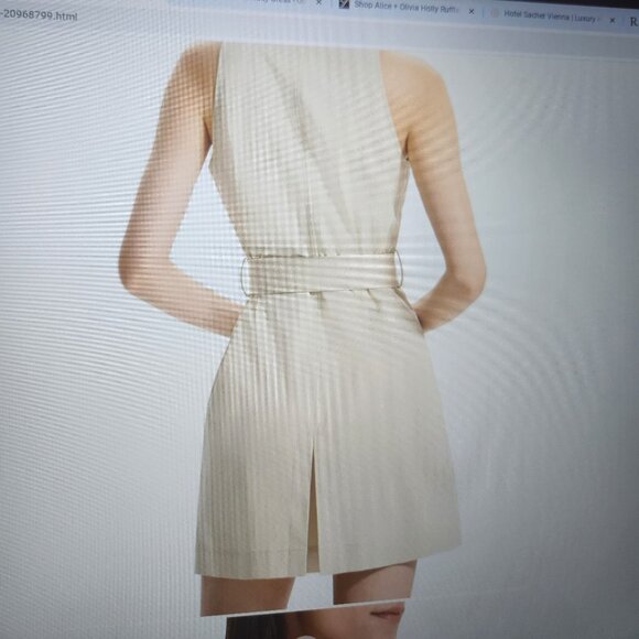 NWT Theory Trench Coat Dress size 4 - Picture 3 of 5